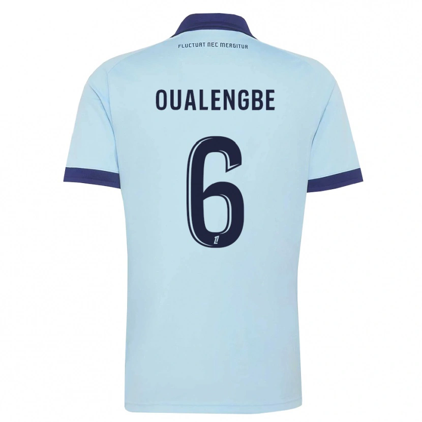 Danxen Dames Gabriel Oualengbe #6 Centaurieblauw Zwart Uitshirt Uittenue 2026/27 T-Shirt België