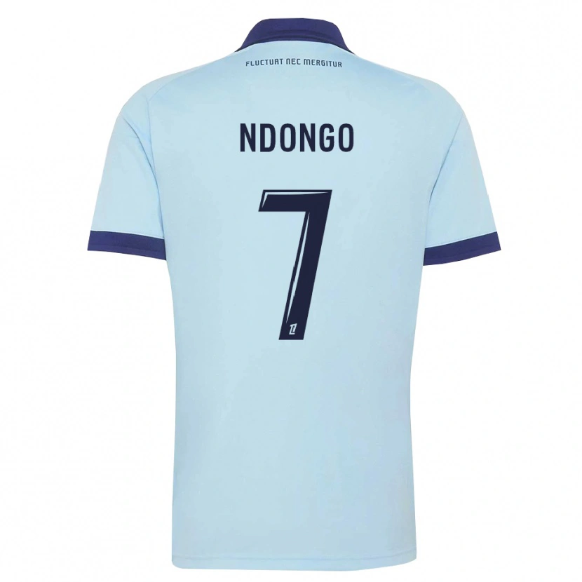 Danxen Dames Sidy Ndongo #7 Centaurieblauw Zwart Uitshirt Uittenue 2026/27 T-Shirt België