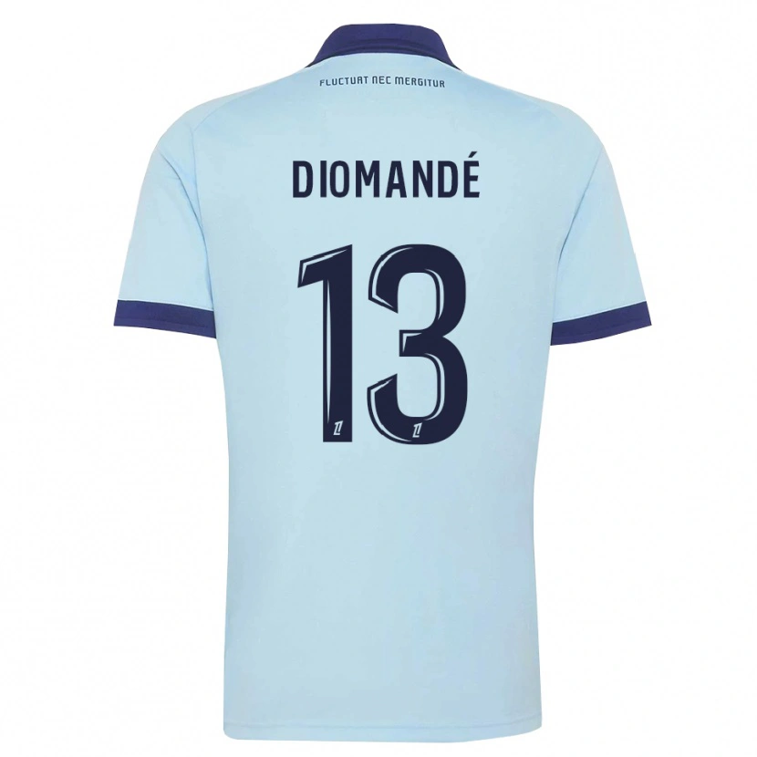 Danxen Dames Vassancy Diomandé #13 Centaurieblauw Zwart Uitshirt Uittenue 2026/27 T-Shirt België
