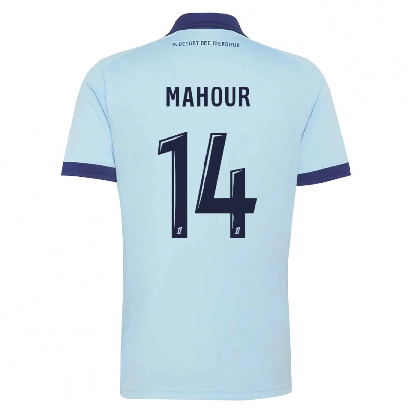 Danxen Dames Samy Mahour #14 Centaurieblauw Zwart Uitshirt Uittenue 2026/27 T-Shirt België