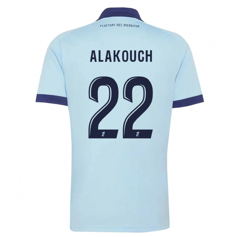 Danxen Dames Sofiane Alakouch #22 Centaurieblauw Zwart Uitshirt Uittenue 2026/27 T-Shirt België