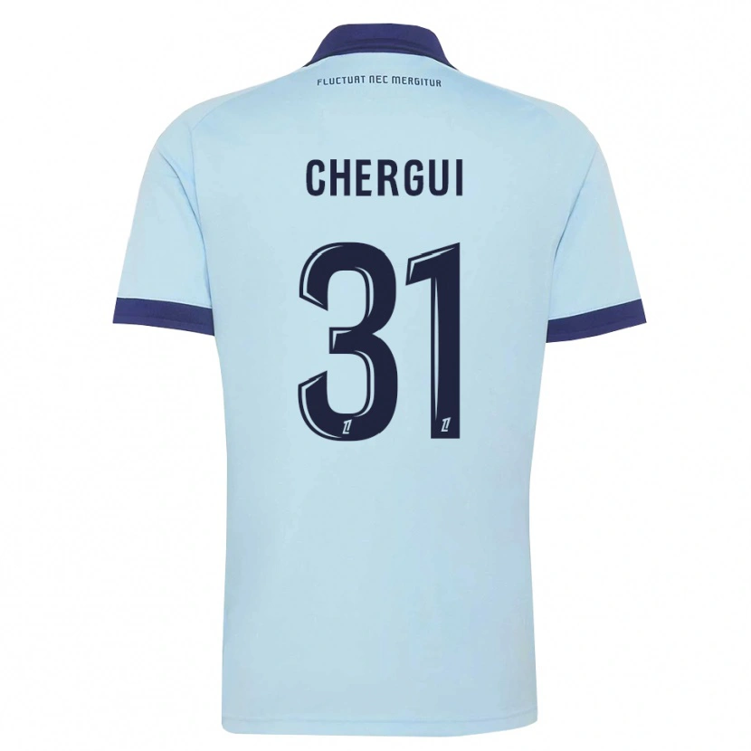 Danxen Dames Samir Chergui #31 Centaurieblauw Zwart Uitshirt Uittenue 2026/27 T-Shirt België