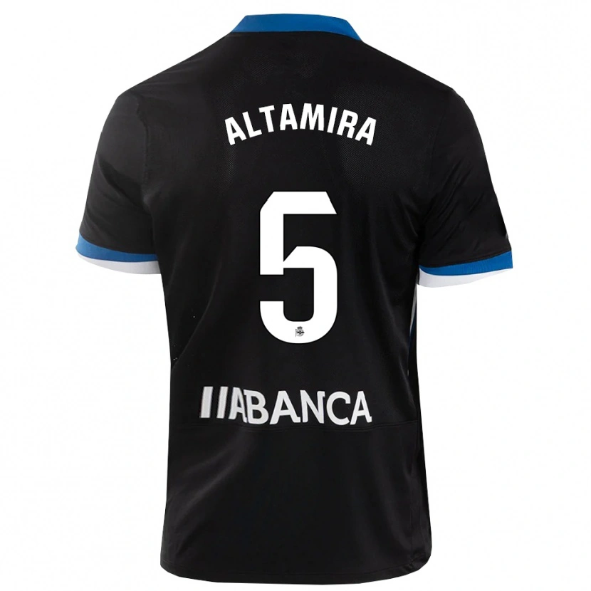 Danxen Dames Inés Altamira #5 Zwart Blauw Wit Uitshirt Uittenue 2026/27 T-Shirt België