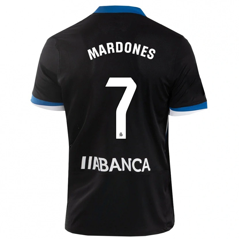 Danxen Dames Alvaro Mardones #7 Zwart Blauw Wit Uitshirt Uittenue 2026/27 T-Shirt België