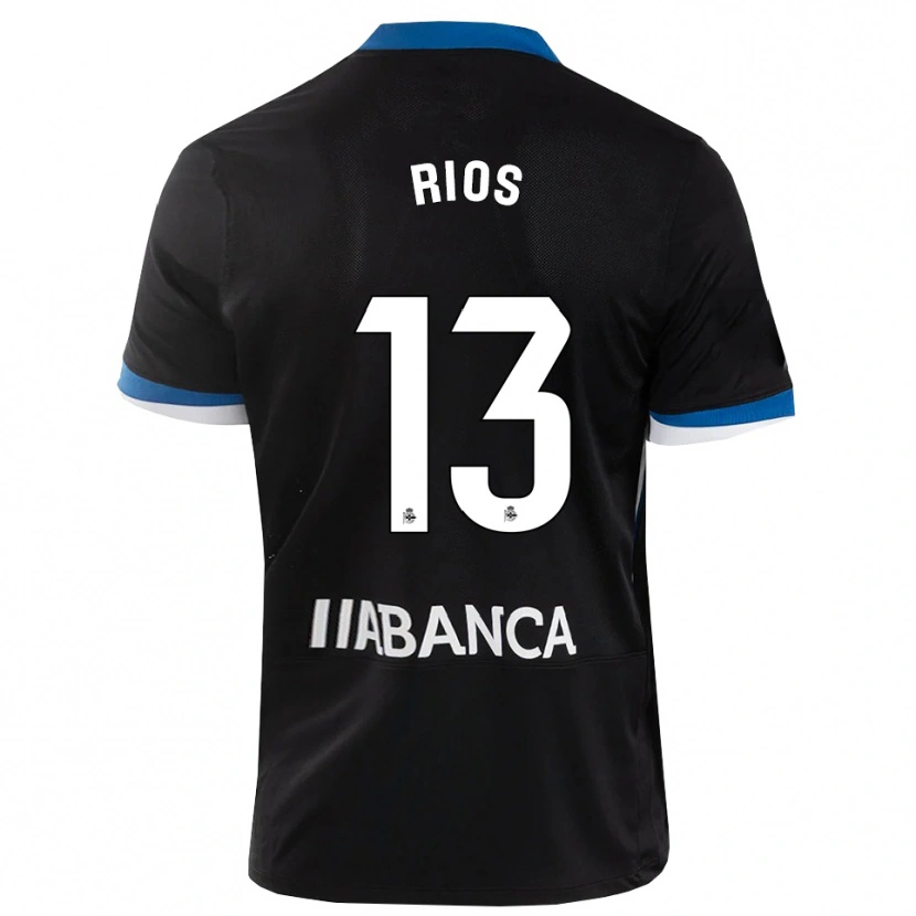 Danxen Dames Hugo Rios #13 Zwart Blauw Wit Uitshirt Uittenue 2026/27 T-Shirt België