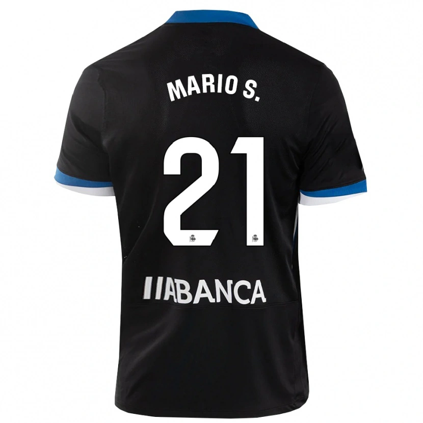Danxen Dames Mario Soriano #21 Zwart Blauw Wit Uitshirt Uittenue 2026/27 T-Shirt België