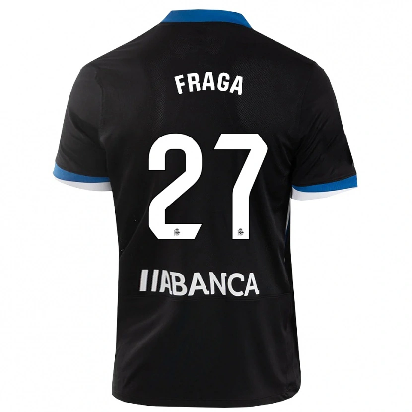 Danxen Dames Álvaro Fraga #27 Zwart Blauw Wit Uitshirt Uittenue 2026/27 T-Shirt België