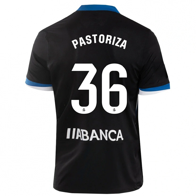Danxen Dames Guille Pastoriza #36 Zwart Blauw Wit Uitshirt Uittenue 2026/27 T-Shirt België