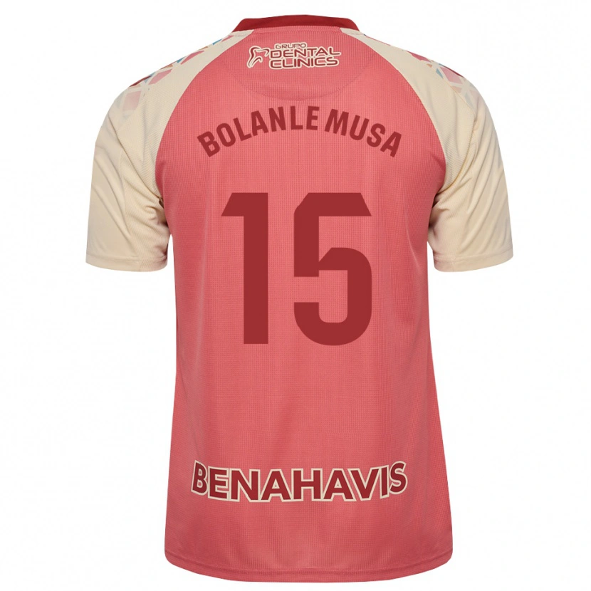 Danxen Dames Wahab Bolanle Musa #15 Lichtroze Rood Blauw Uitshirt Uittenue 2026/27 T-Shirt België