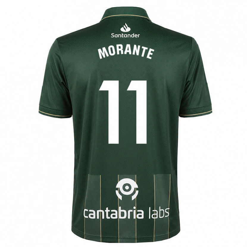 Danxen Dames Alejandro Morante #11 Donker Leigrijs Wit Uitshirt Uittenue 2026/27 T-Shirt België