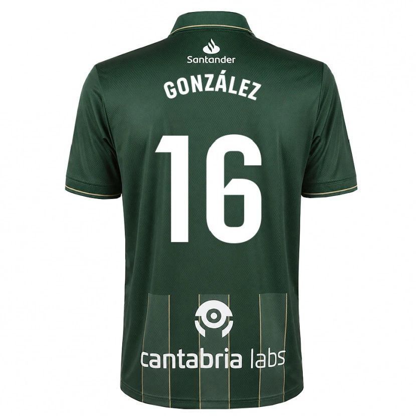 Danxen Dames Facundo González #16 Donker Leigrijs Wit Uitshirt Uittenue 2026/27 T-Shirt België