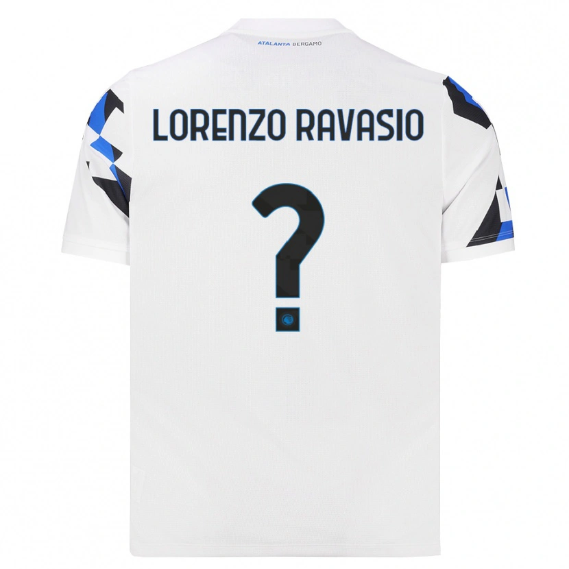 Danxen Dames Pietro Lorenzo Ravasio #0 Wit Rood Blauw Uitshirt Uittenue 2026/27 T-Shirt België