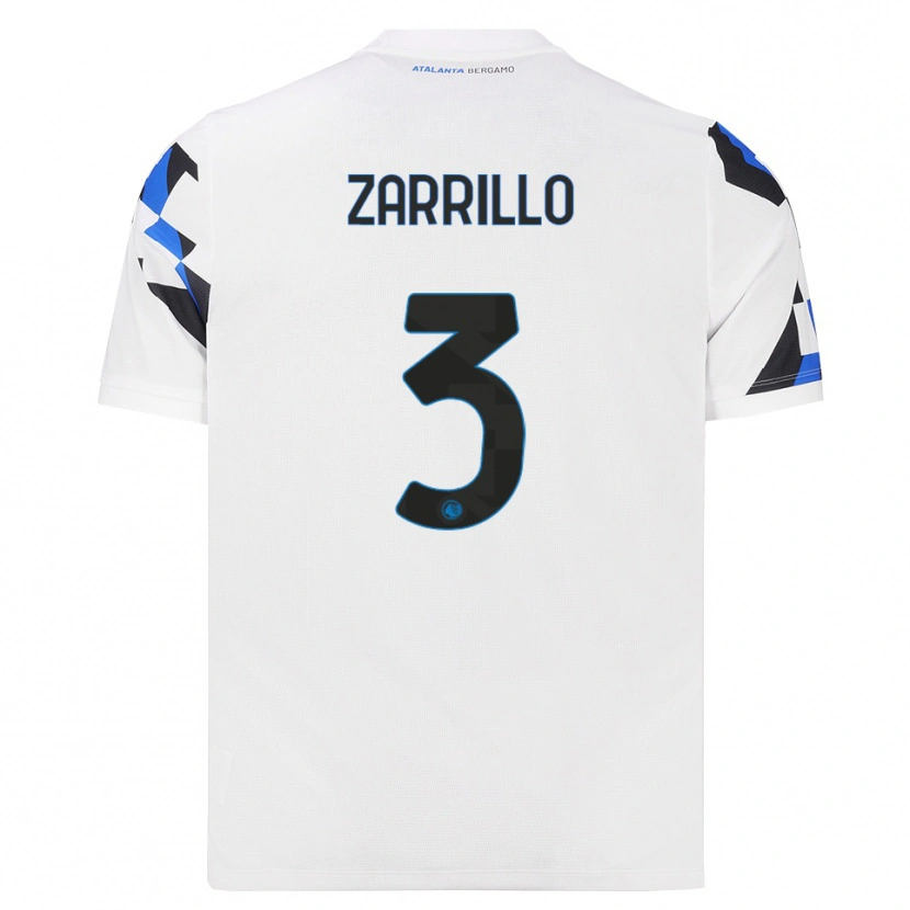 Danxen Dames Antonio Zarrillo #3 Wit Rood Blauw Uitshirt Uittenue 2026/27 T-Shirt België