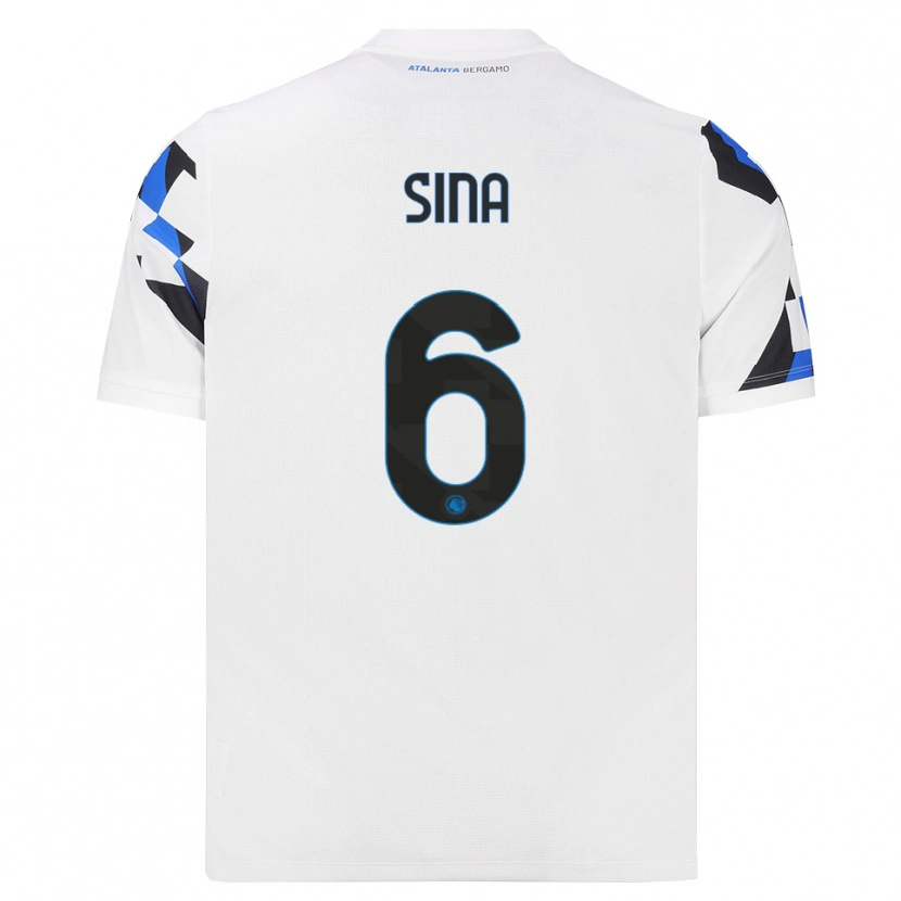 Danxen Dames Sebastian Sina #6 Wit Rood Blauw Uitshirt Uittenue 2026/27 T-Shirt België