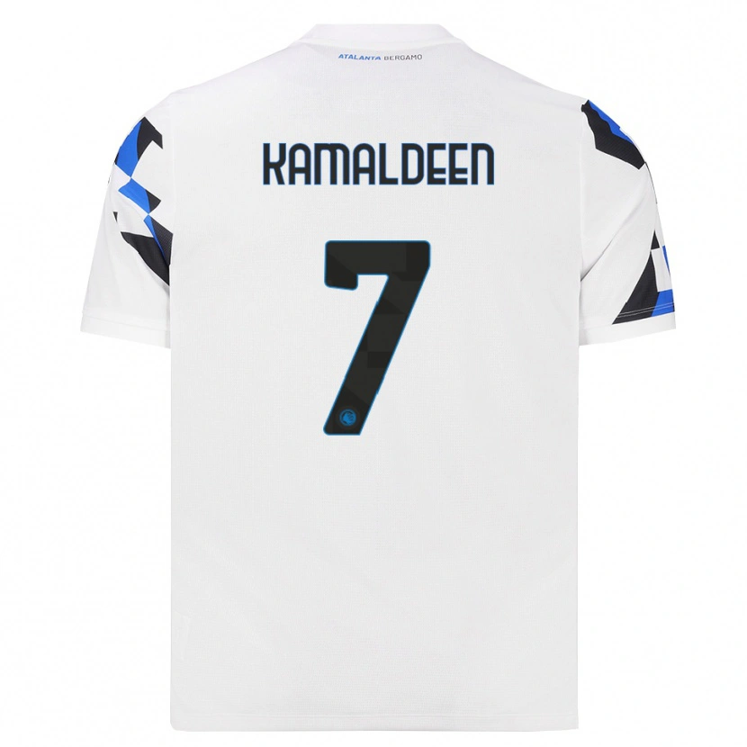 Danxen Dames Kamaldeen Sulemana #7 Wit Rood Blauw Uitshirt Uittenue 2026/27 T-Shirt België