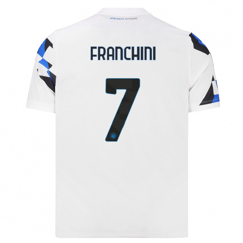 Danxen Dames Alessandro Franchini #7 Wit Rood Blauw Uitshirt Uittenue 2026/27 T-Shirt België