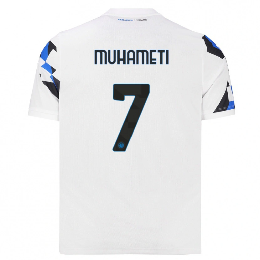 Danxen Dames Endri Muhameti #7 Wit Rood Blauw Uitshirt Uittenue 2026/27 T-Shirt België