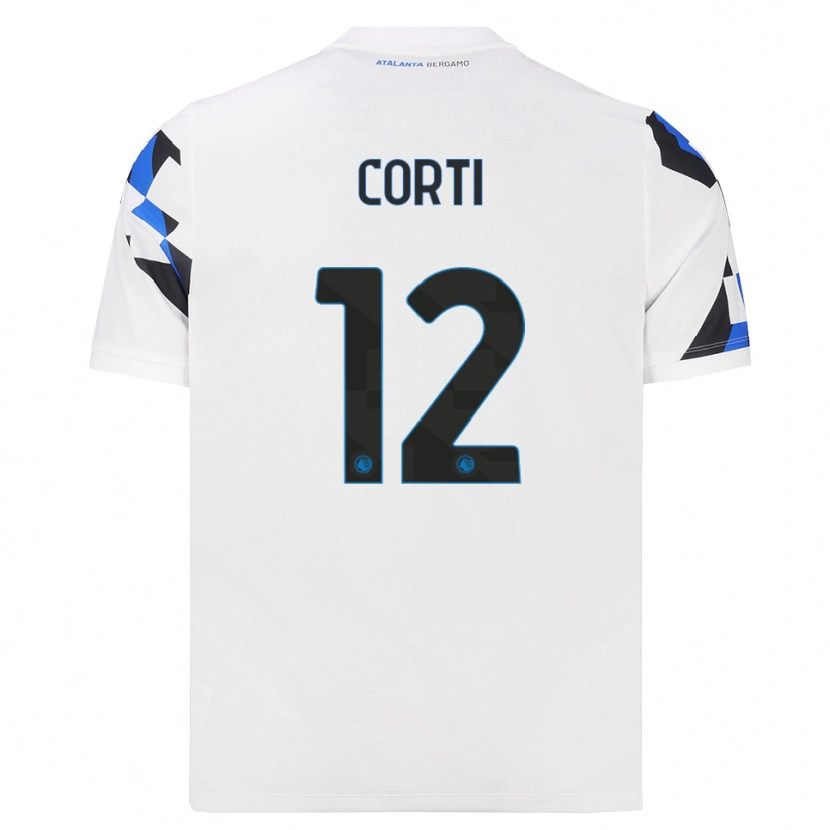 Danxen Dames Edoardo Corti #12 Wit Rood Blauw Uitshirt Uittenue 2026/27 T-Shirt België