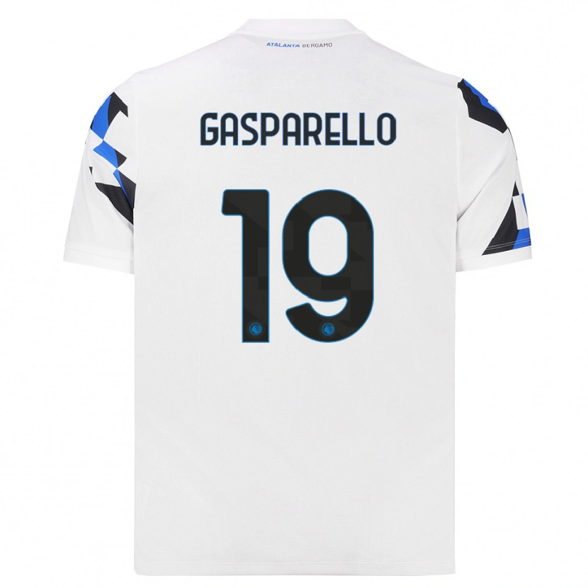 Danxen Dames Francesco Gasparello #19 Wit Rood Blauw Uitshirt Uittenue 2026/27 T-Shirt België