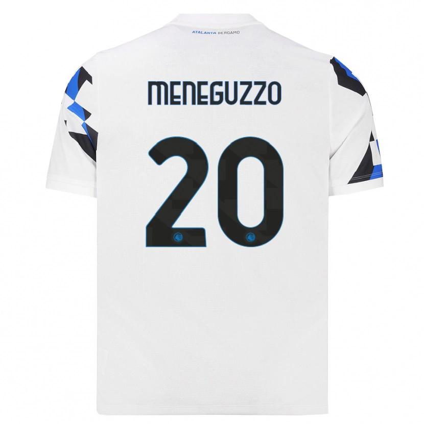 Danxen Dames Davide Meneguzzo #20 Wit Rood Blauw Uitshirt Uittenue 2026/27 T-Shirt België