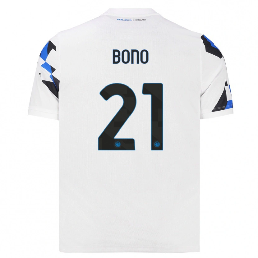 Danxen Dames Davide Bono #21 Wit Rood Blauw Uitshirt Uittenue 2026/27 T-Shirt België