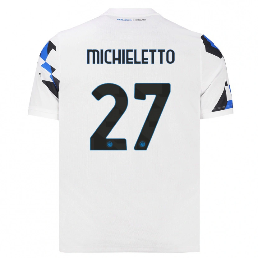 Danxen Dames Andrea Michieletto #27 Wit Rood Blauw Uitshirt Uittenue 2026/27 T-Shirt België
