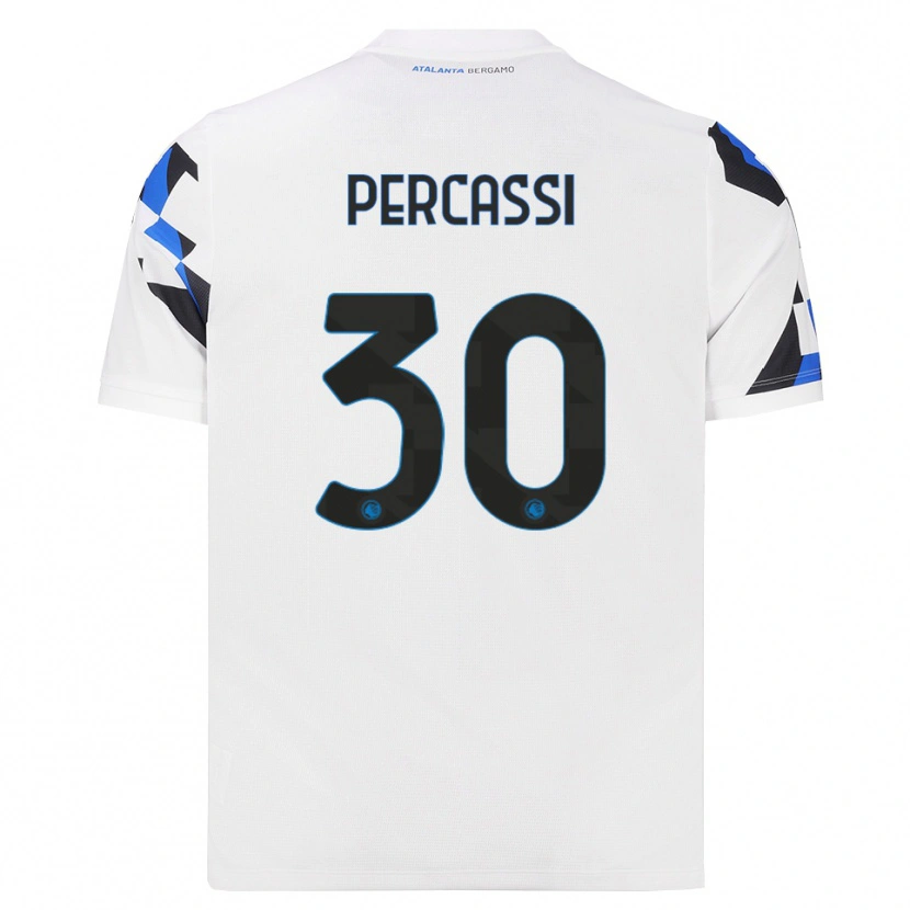 Danxen Dames Giovanni Percassi #30 Wit Rood Blauw Uitshirt Uittenue 2026/27 T-Shirt België