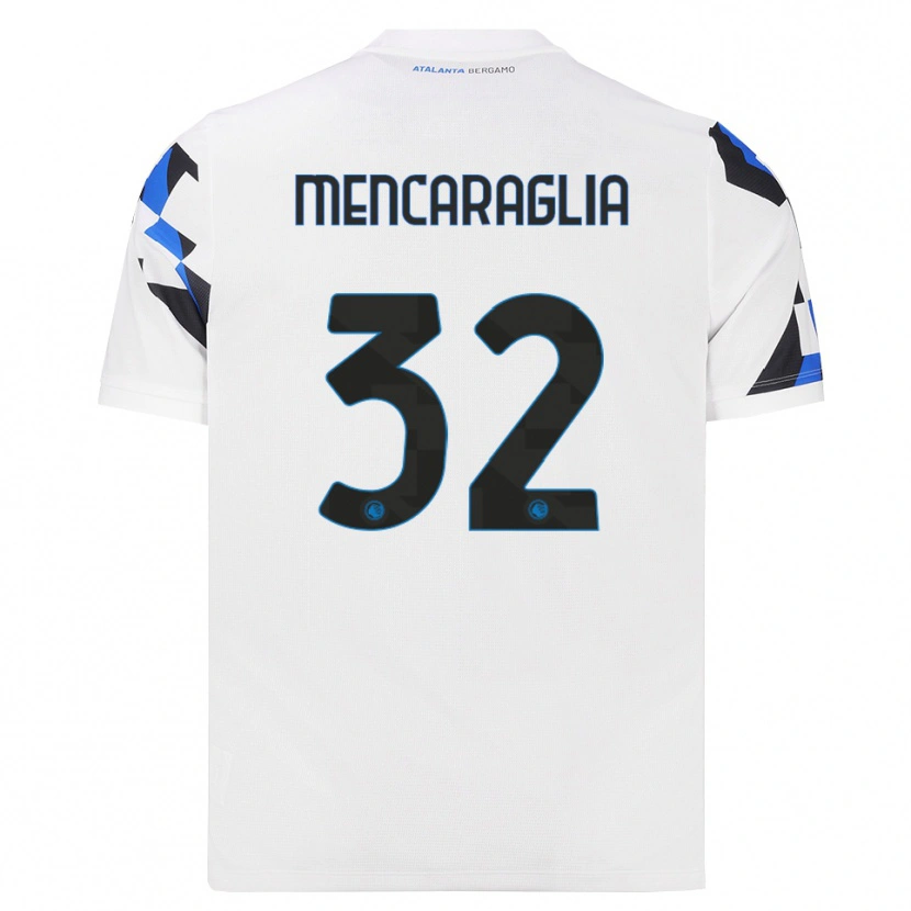 Danxen Dames Filippo Mencaraglia #32 Wit Rood Blauw Uitshirt Uittenue 2026/27 T-Shirt België