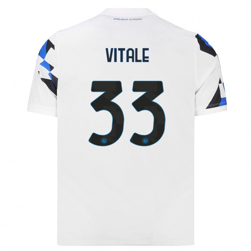Danxen Dames Francesca Vitale #33 Wit Rood Blauw Uitshirt Uittenue 2026/27 T-Shirt België