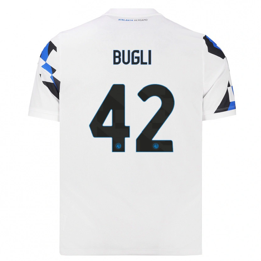 Danxen Dames Gabriel Bugli #42 Wit Rood Blauw Uitshirt Uittenue 2026/27 T-Shirt België