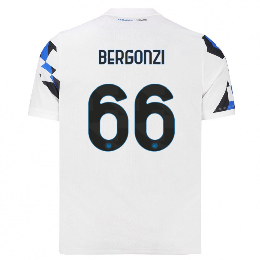 Danxen Dames Federico Bergonzi #66 Wit Rood Blauw Uitshirt Uittenue 2026/27 T-Shirt België