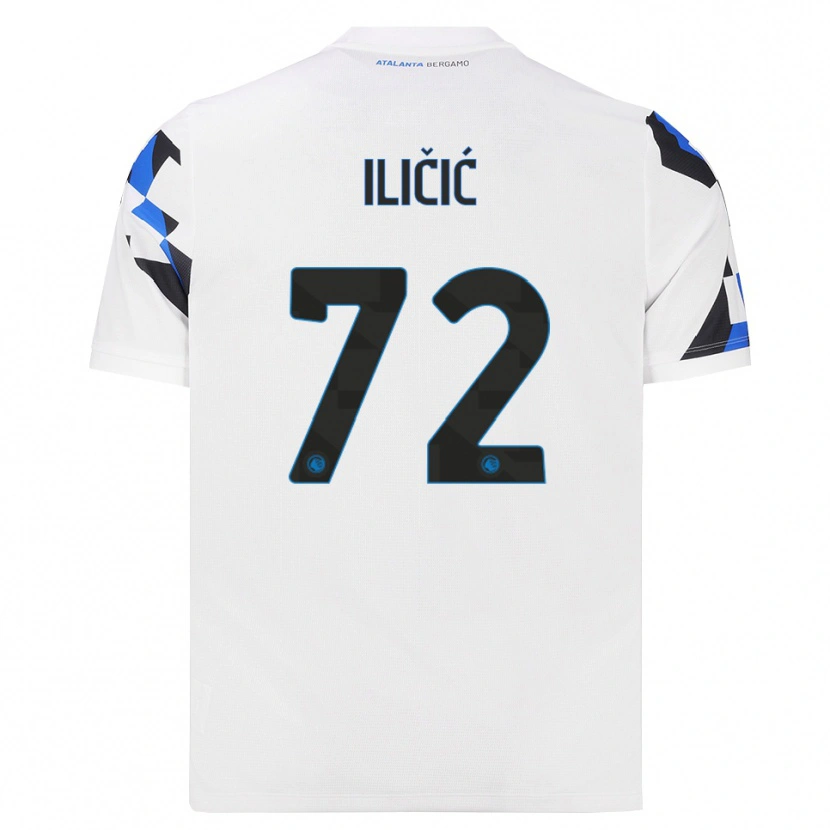 Danxen Dames Josip Ilicic #72 Wit Rood Blauw Uitshirt Uittenue 2026/27 T-Shirt België