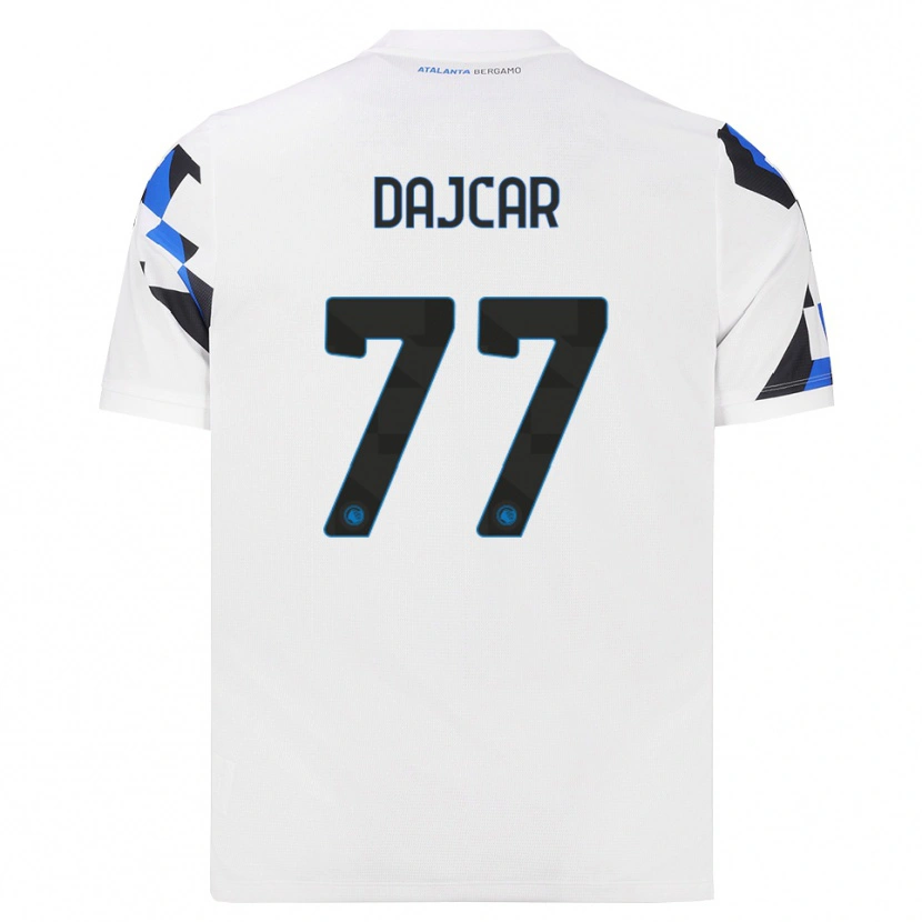 Danxen Dames Matevz Dajcar #77 Wit Rood Blauw Uitshirt Uittenue 2026/27 T-Shirt België
