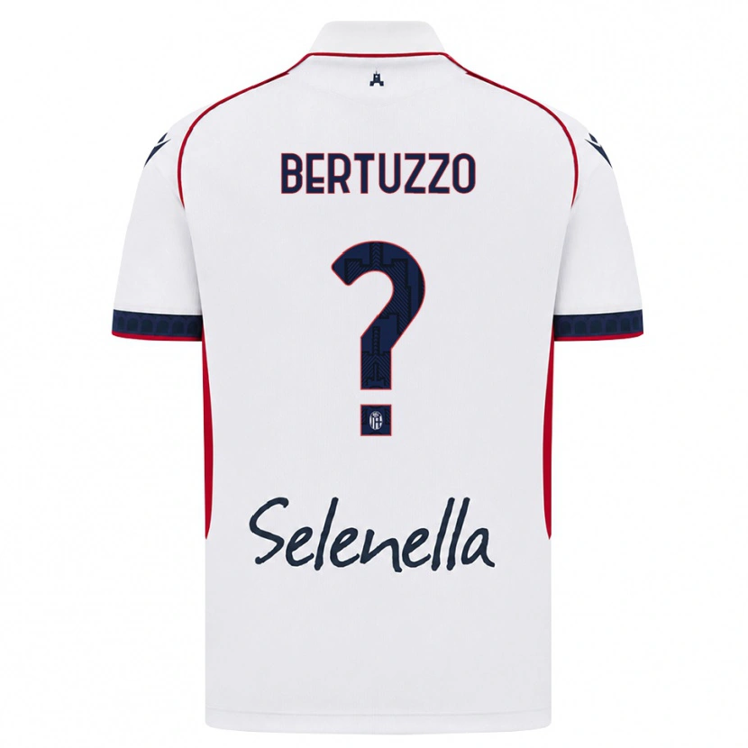 Danxen Dames Francesco Bertuzzo #0 Wit Rood Koninklijk Blauw Uitshirt Uittenue 2026/27 T-Shirt België