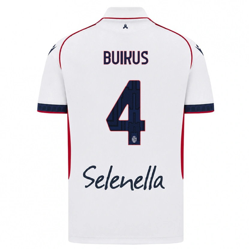 Danxen Dames Adomas Buikus #4 Wit Rood Koninklijk Blauw Uitshirt Uittenue 2026/27 T-Shirt België
