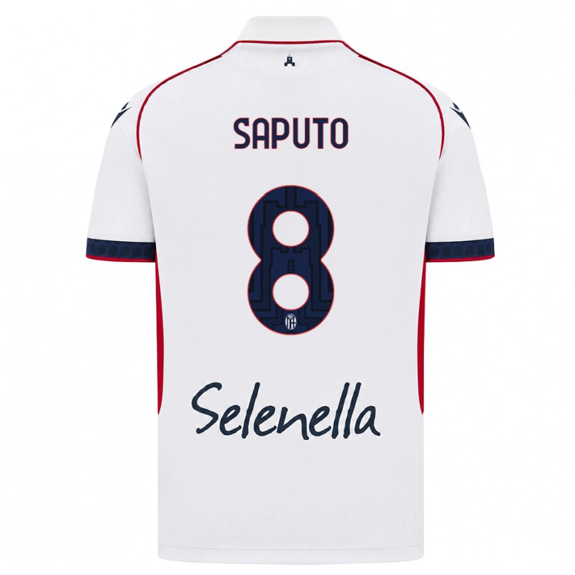 Danxen Dames Jesse Saputo #8 Wit Rood Koninklijk Blauw Uitshirt Uittenue 2026/27 T-Shirt België