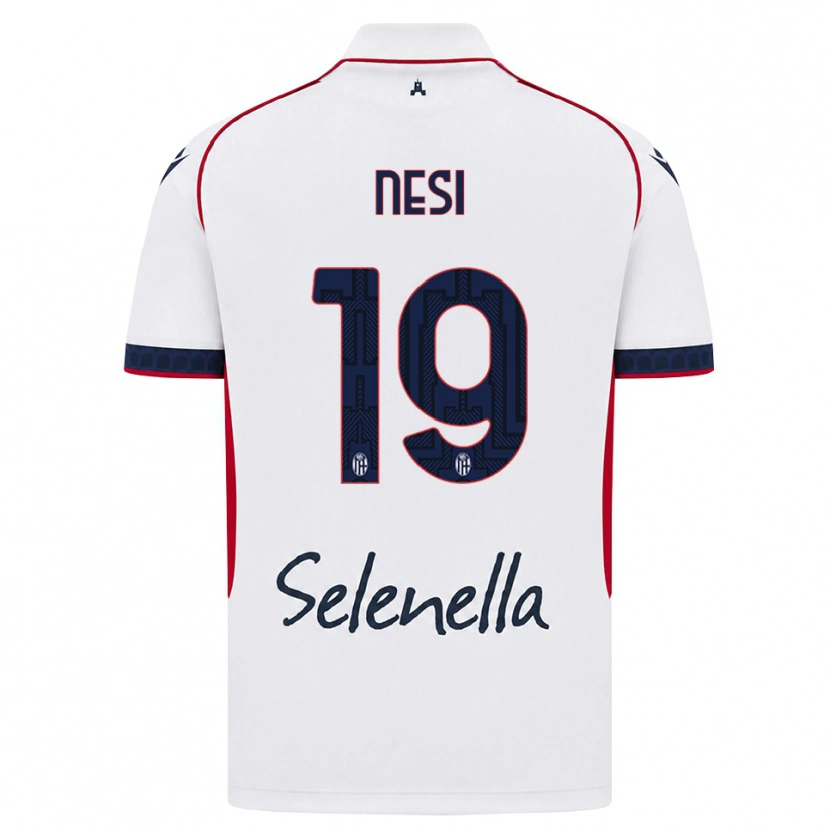 Danxen Dames Luca Nesi #19 Wit Rood Koninklijk Blauw Uitshirt Uittenue 2026/27 T-Shirt België