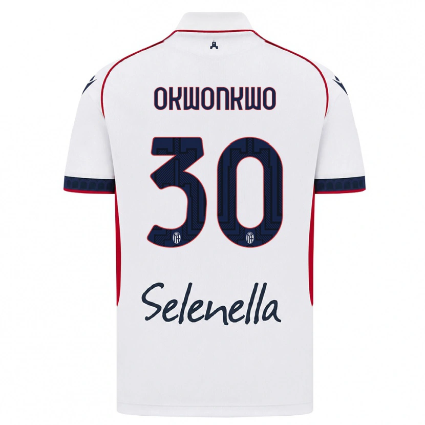 Danxen Dames Orji Okwonkwo #30 Wit Rood Koninklijk Blauw Uitshirt Uittenue 2026/27 T-Shirt België