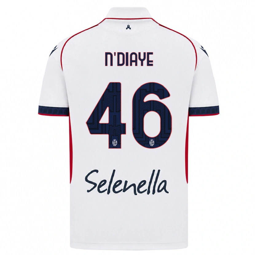 Danxen Dames Antoine N'diaye #46 Wit Rood Koninklijk Blauw Uitshirt Uittenue 2026/27 T-Shirt België