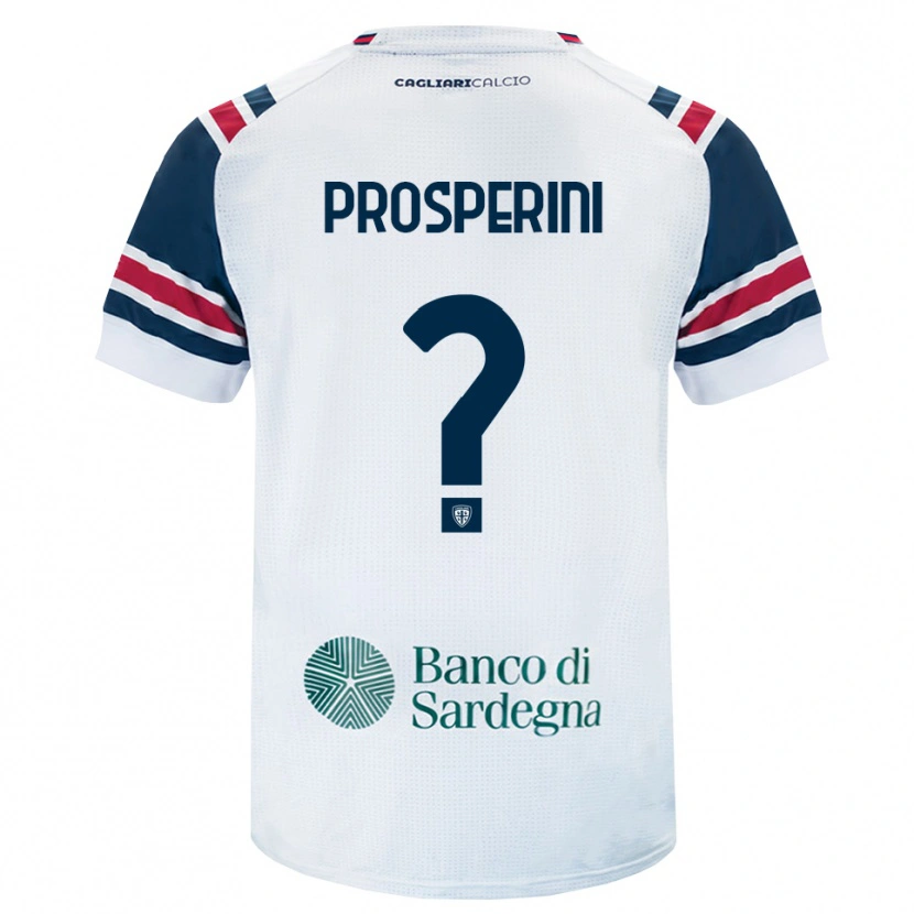 Danxen Dames Matteo Prosperini #0 Wit Rood Groen Uitshirt Uittenue 2026/27 T-Shirt België