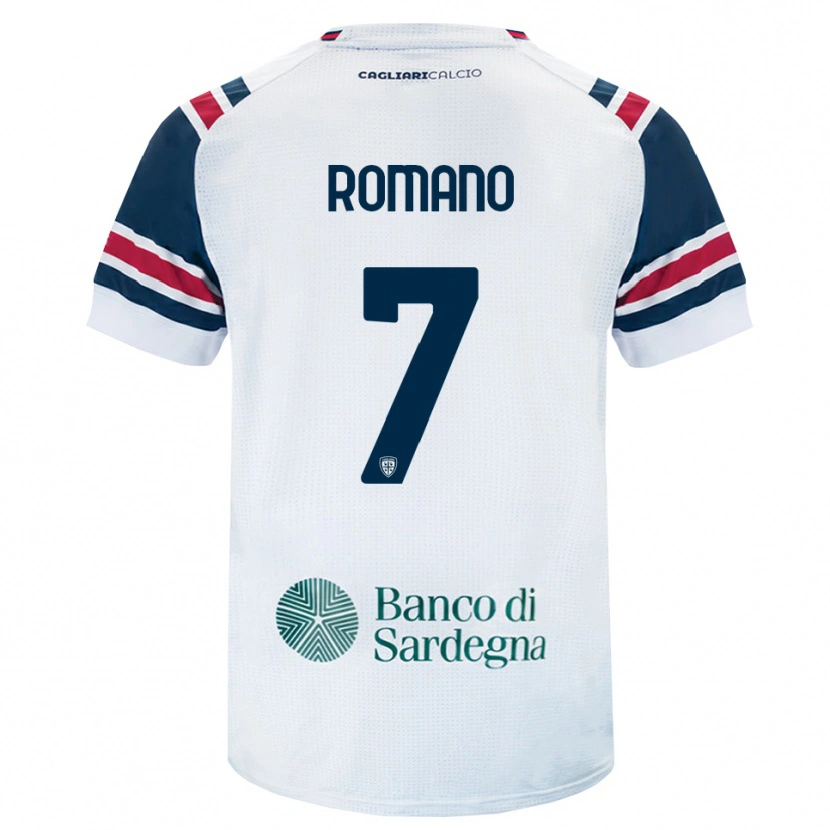 Danxen Dames Antonio Romano #7 Wit Rood Groen Uitshirt Uittenue 2026/27 T-Shirt België