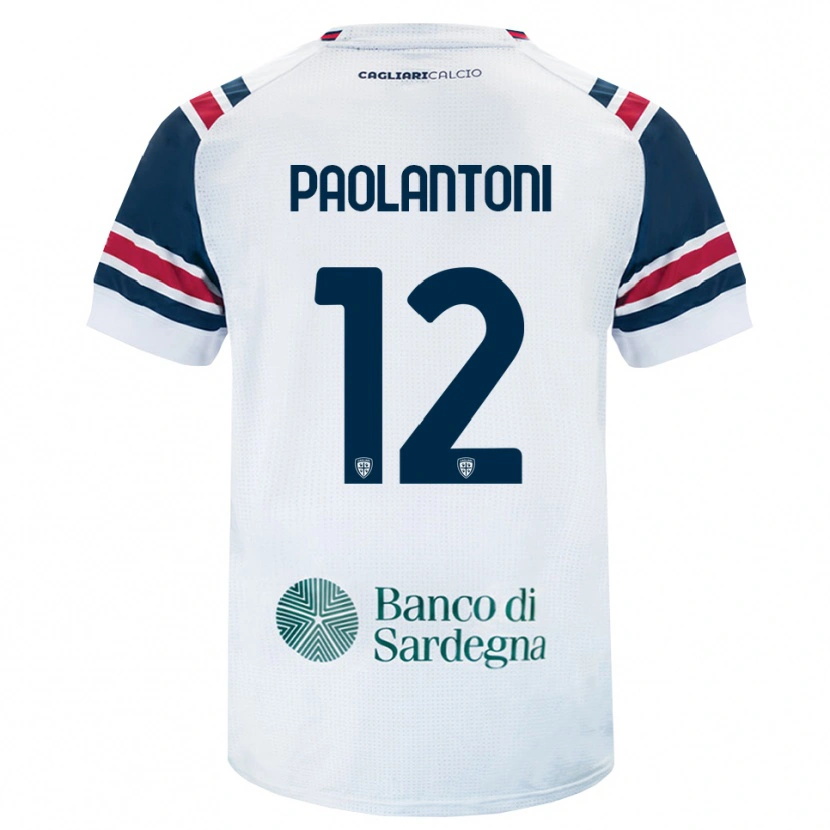 Danxen Dames Davide Paolantoni #12 Wit Rood Groen Uitshirt Uittenue 2026/27 T-Shirt België