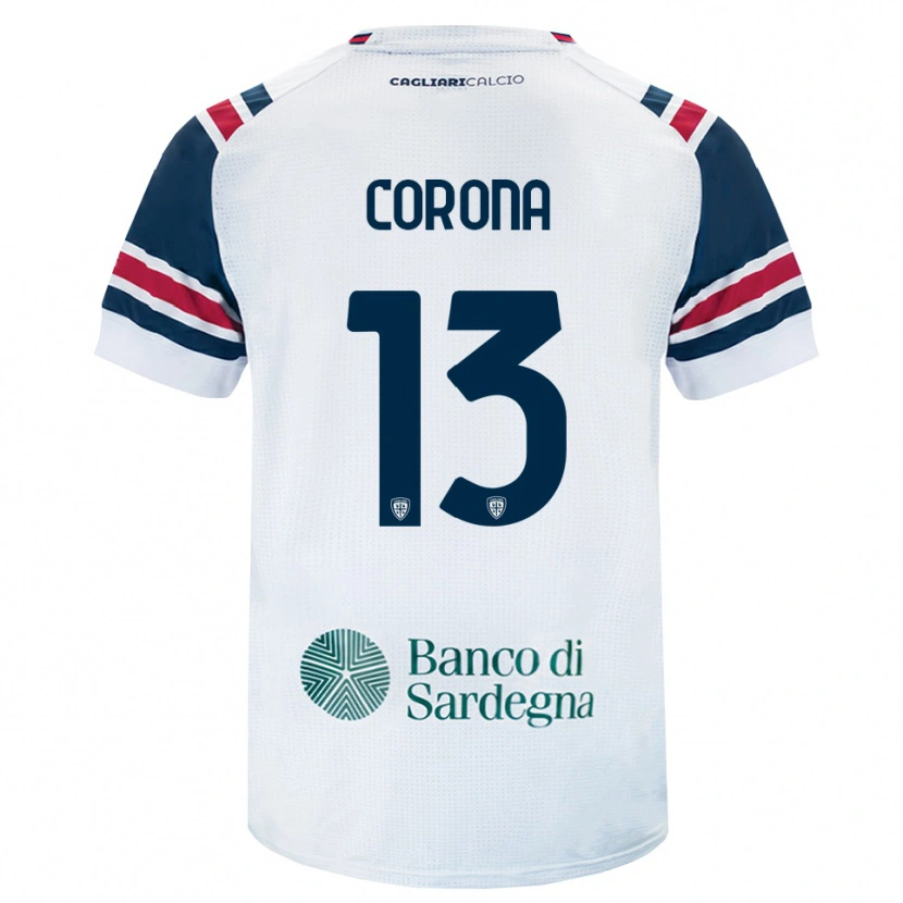 Danxen Dames Claudio Corona #13 Wit Rood Groen Uitshirt Uittenue 2026/27 T-Shirt België