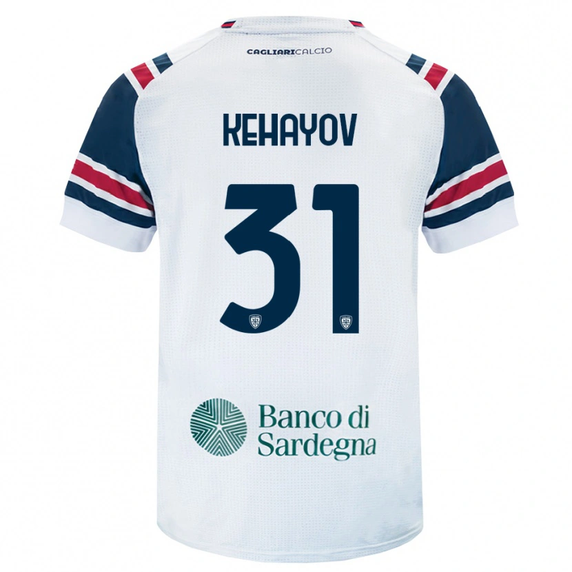 Danxen Dames Atanas Kehayov #31 Wit Rood Groen Uitshirt Uittenue 2026/27 T-Shirt België