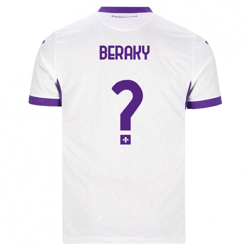 Danxen Dames Mussie Beraky #0 Wit Paars Uitshirt Uittenue 2026/27 T-Shirt België