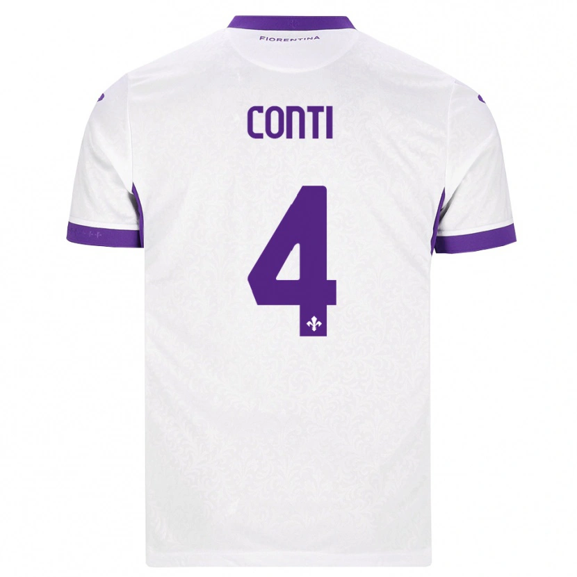 Danxen Dames Gabriele Conti #4 Wit Paars Uitshirt Uittenue 2026/27 T-Shirt België