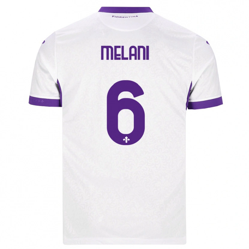 Danxen Dames Federico Melani #6 Wit Paars Uitshirt Uittenue 2026/27 T-Shirt België