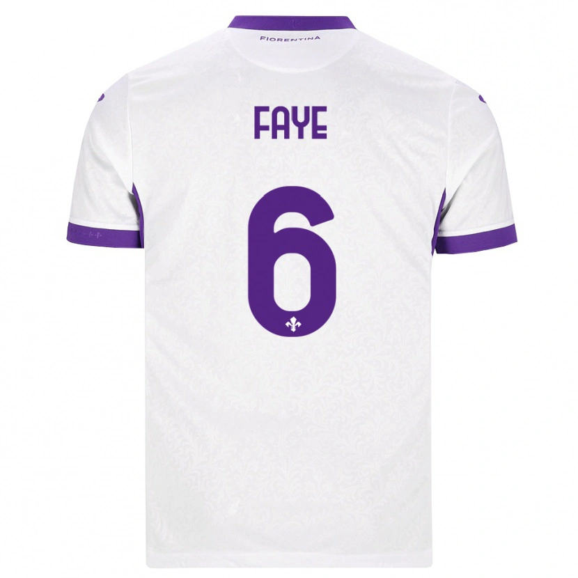 Danxen Dames Moussa Faye #6 Wit Paars Uitshirt Uittenue 2026/27 T-Shirt België