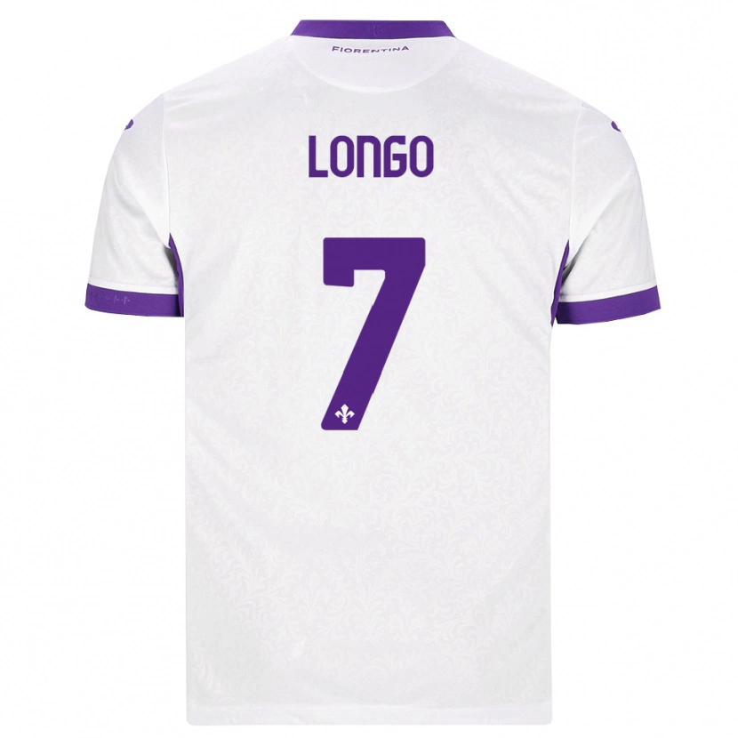 Danxen Dames Miriam Longo #7 Wit Paars Uitshirt Uittenue 2026/27 T-Shirt België