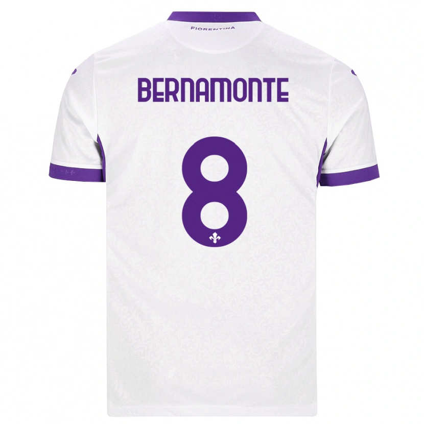 Danxen Dames Lorenzo Bernamonte #8 Wit Paars Uitshirt Uittenue 2026/27 T-Shirt België